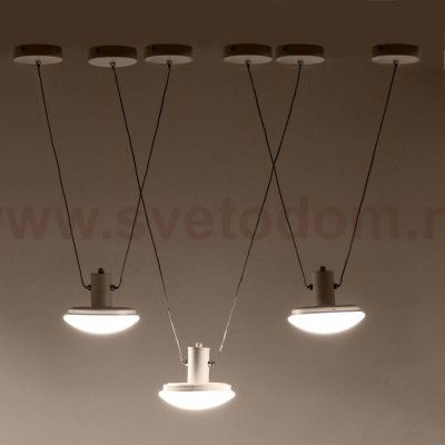 Светильник с ПДУ 74627/1 LED 54Вт 3000-6000К диммер белый 105х18х50 см