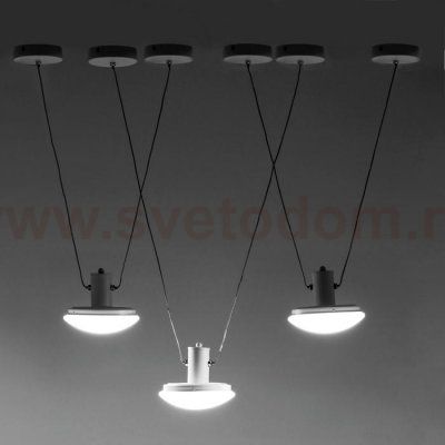 Светильник с ПДУ 74627/1 LED 54Вт 3000-6000К диммер белый 105х18х50 см