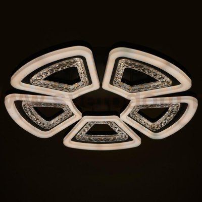 Люстра с ПДУ 74632/5 LED 150Вт диммер 3000-6000К белый 71х71х13 см