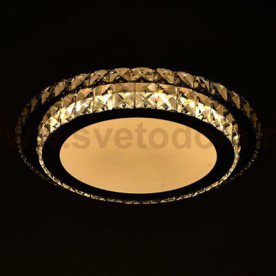 Светильник с ПДУ 74634/1 LED 75Вт диммер 3000-6000К хром 43х43 см