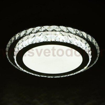 Светильник с ПДУ 74634/1 LED 75Вт диммер 3000-6000К хром 43х43 см