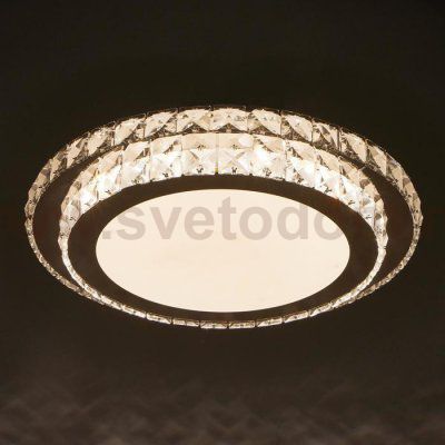 Светильник с ПДУ 74634/1 LED 75Вт диммер 3000-6000К хром 43х43 см