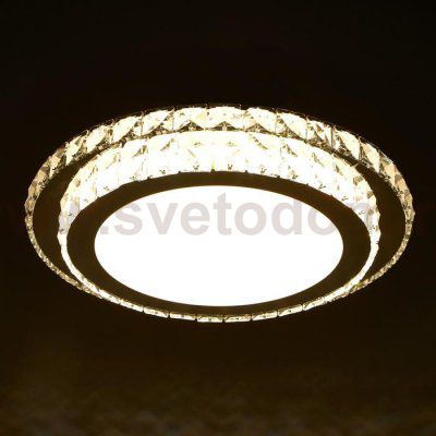 Светильник с ПДУ 74634/1 LED 75Вт диммер 3000-6000К хром 43х43 см