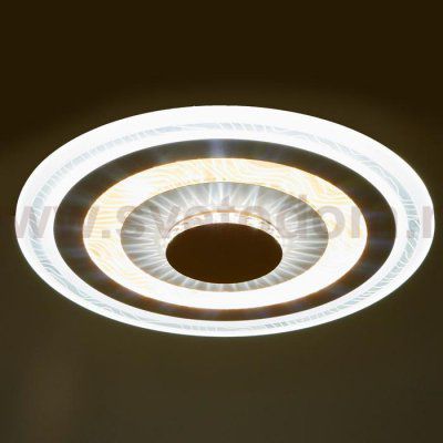 Светильник с ПДУ 74637/1 LED 108Вт диммер 3000-6000К белый 50х50х4 см