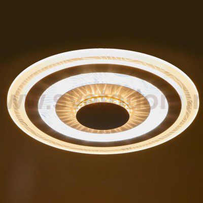 Светильник с ПДУ 74637/1 LED 108Вт диммер 3000-6000К белый 50х50х4 см