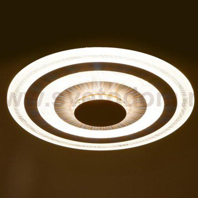 Светильник с ПДУ 74637/1 LED 108Вт диммер 3000-6000К белый 50х50х4 см