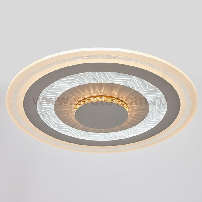 Светильник с ПДУ 74637/1 LED 108Вт диммер 3000-6000К белый 50х50х4 см