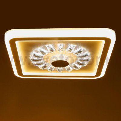 Светильник с ПДУ 74644/1 LED 100Вт диммер 3000-6000К белый 48х48х7 см