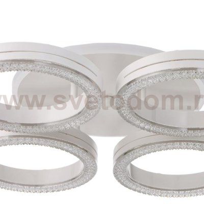 Светильник с ПДУ 74651/4+1 LED 95Вт диммер 3000-6000К белый 50х50х9 см