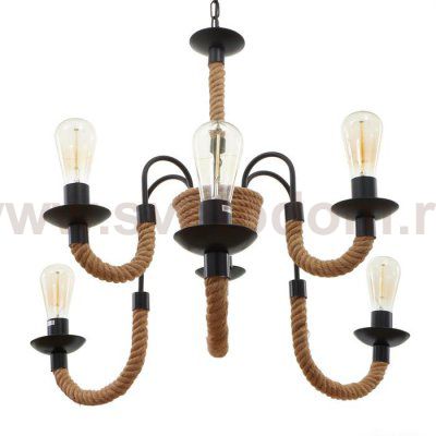 Люстра 85206/7 E27 40Вт черный 68х68х62-94 см