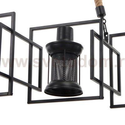 Светильник 85208/4 E27 40Вт черный 100х24х56-109 см