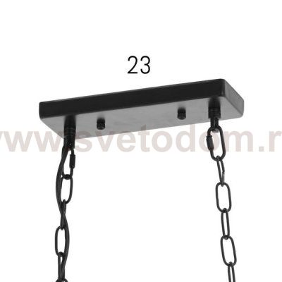 Светильник 85208/4 E27 40Вт черный 100х24х56-109 см