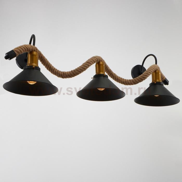 Бра 85212/3 E27 40Вт черный 85х26х25 см