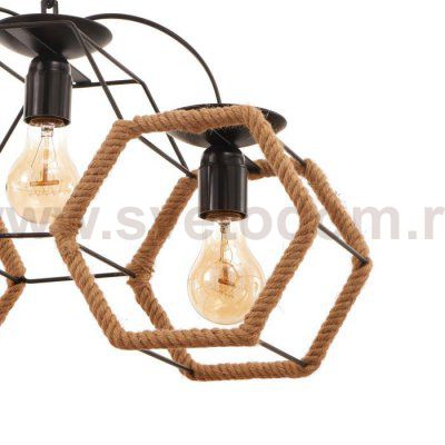 Светильник 85217/5 E27 40Вт черный 78х16х62-117 см