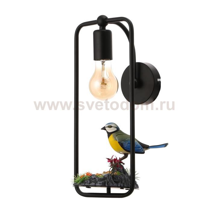 Бра 85221/1 E27 40Вт черный 16х21х35 см