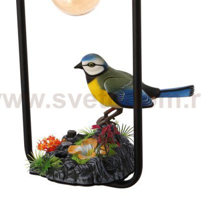 Бра 85221/1 E27 40Вт черный 16х21х35 см