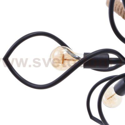 Люстра 85223/6 E27 40Вт черный 66х66х43-108 см