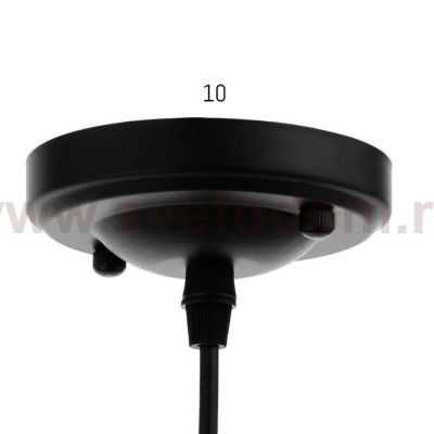 Светильник 85224/1 E27 40Вт черный 27х32х60-130 см