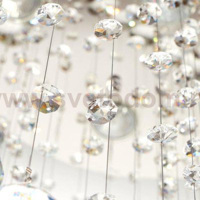 Люстра каскадная 71309/10 GU10 хром 73х33х65см