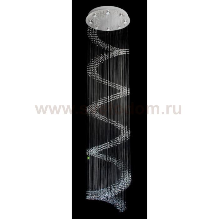 Люстра каскадная 71310/8 GU10 хром 60х60х250см