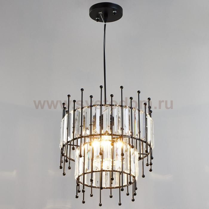 Светильник 59802/1 E27 40Вт черный 30х30х32-132 см