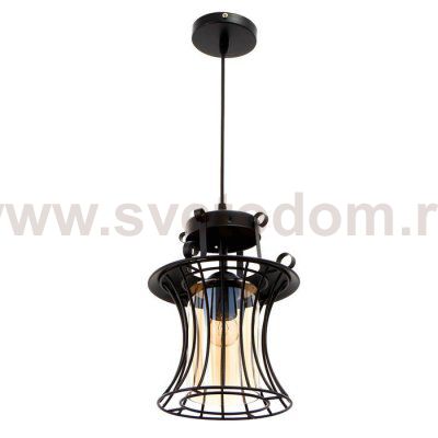 Светильник 59817/1 E27 40Вт черный 21,5х21,5х30-130 см