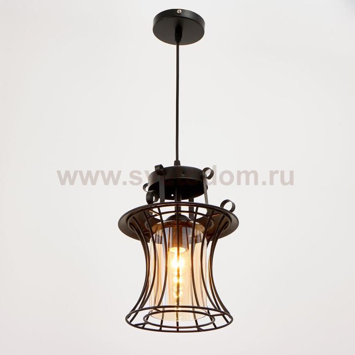 Светильник 59817/1 E27 40Вт черный 21,5х21,5х30-130 см
