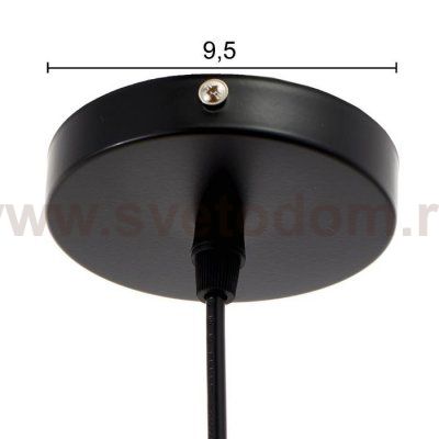 Светильник 59817/1 E27 40Вт черный 21,5х21,5х30-130 см