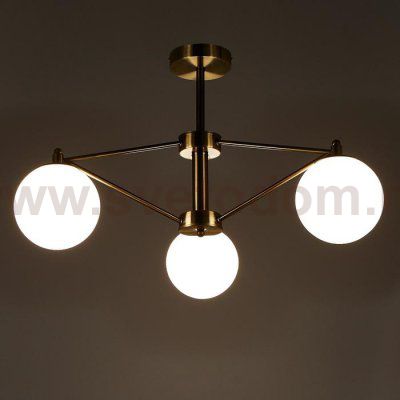 Люстра 69629/3 E14 40Вт бронза 59х59х24 см