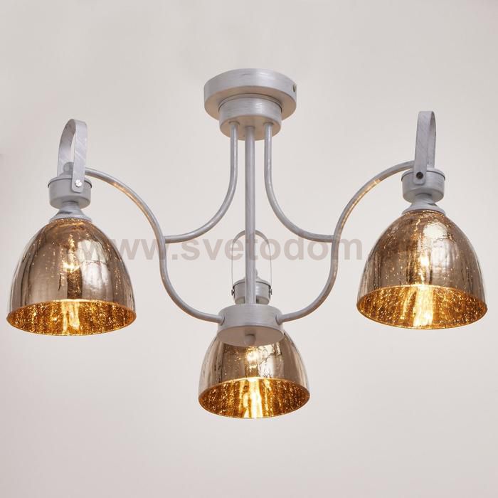 Люстра 69630/3 E14 40Вт белый с серебряной патиной 64х64х34 см