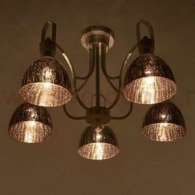 Люстра 69631/5 E14 40Вт белый с серебряной патиной 64х64х34 см