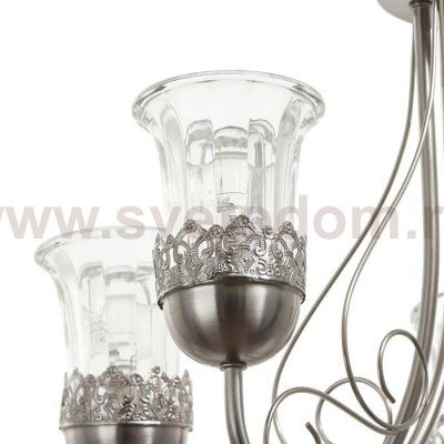 Люстра 69642/5 E14 40Вт сатин никель 56х56х32 см