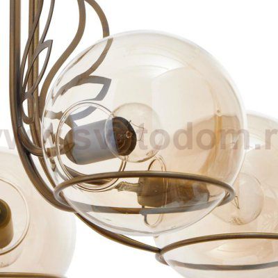 Люстра 69643/5 E14 40Вт бронза 58х58х34 см