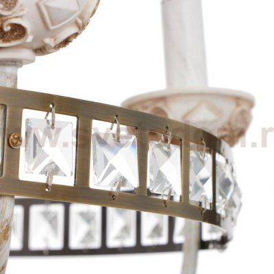 Люстра 69647/5 E14 40Вт белый с золотой патиной 57х57х41 см