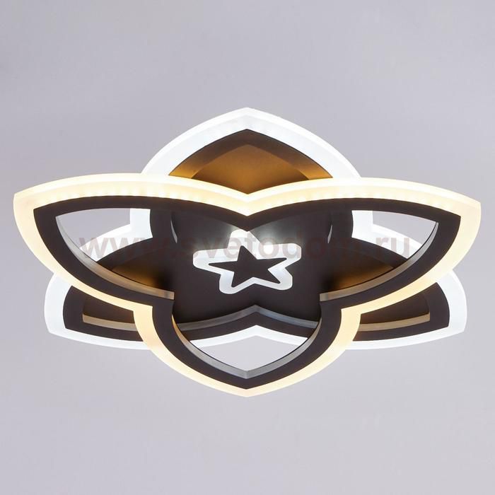 Люстра с ПДУ 69650/LED 160Вт диммер 3000-6000К кофе 50х50х6 см