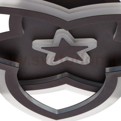 Люстра с ПДУ 69650/LED 160Вт диммер 3000-6000К кофе 50х50х6 см