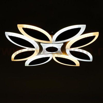 Люстра с ПДУ 69651/LED 100Вт диммер 3000-6000К кофе 50х50х6 см