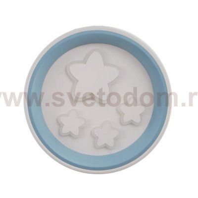 Люстра с ПДУ 60402/1 LED 114Вт 3 режима голубой 50х50х10 см