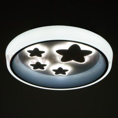 Люстра с ПДУ 60402/1 LED 114Вт 3 режима голубой 50х50х10 см