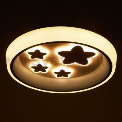 Люстра с ПДУ 60402/1 LED 114Вт 3 режима голубой 50х50х10 см