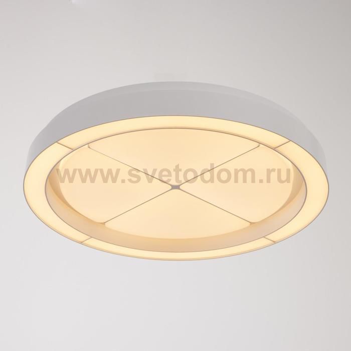 Люстра с ПДУ 60406/1 LED 112Вт диммер 3000-6000К белый 50х50х7 см