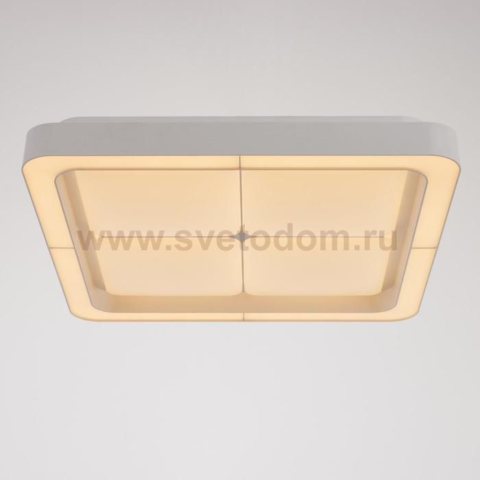 Люстра с ПДУ 60407/1 LED 144Вт диммер 3000-6000К белый 50х50х8 см