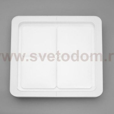 Люстра с ПДУ 60407/1 LED 144Вт диммер 3000-6000К белый 50х50х8 см