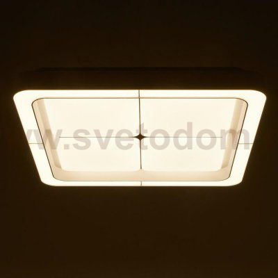 Люстра с ПДУ 60407/1 LED 144Вт диммер 3000-6000К белый 50х50х8 см
