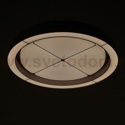 Люстра с ПДУ 60408/1 LED 112Вт диммер 3000-6000К кофе 50х50х7 см