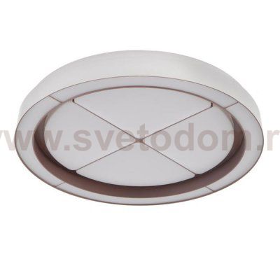 Люстра с ПДУ 60408/1 LED 112Вт диммер 3000-6000К кофе 50х50х7 см