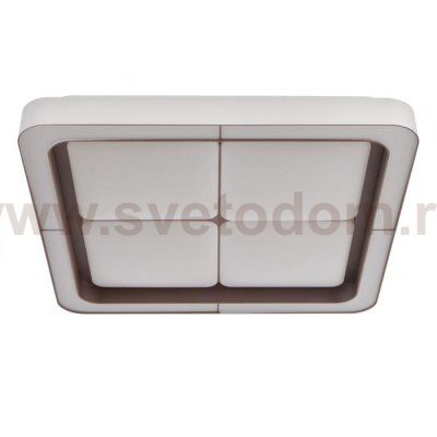 Люстра с ПДУ 60409/1 LED 144Вт диммер 3000-6000К кофе 50х50х8 см