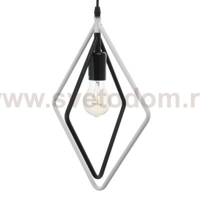 Светильник 40391/1 E27 40Вт черный-белый 25х10х30-130 см