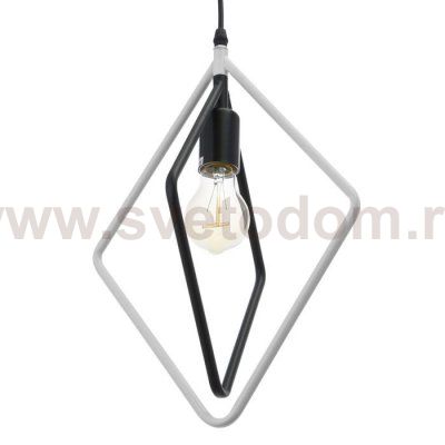 Светильник 40391/1 E27 40Вт черный-белый 25х10х30-130 см