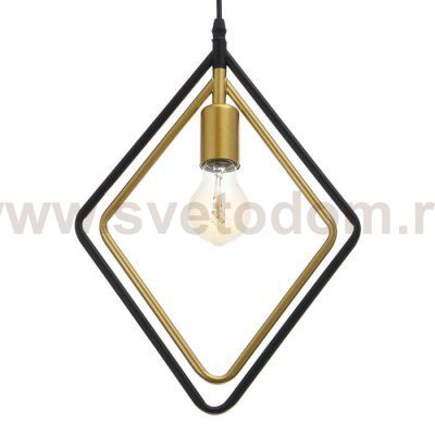 Светильник 40392/1 E27 40Вт черный-золото 25х10х30-130 см